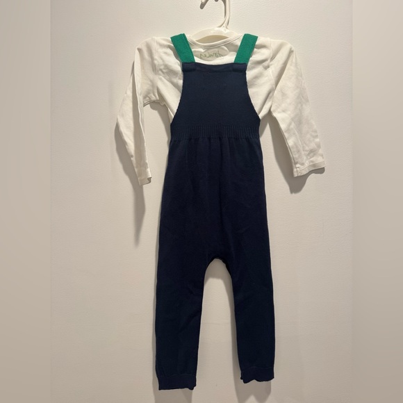 Joules 2 piece knit overall set NWOT - Picture 4 of 5